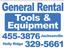 Provided by General Rental, Jacksonville 