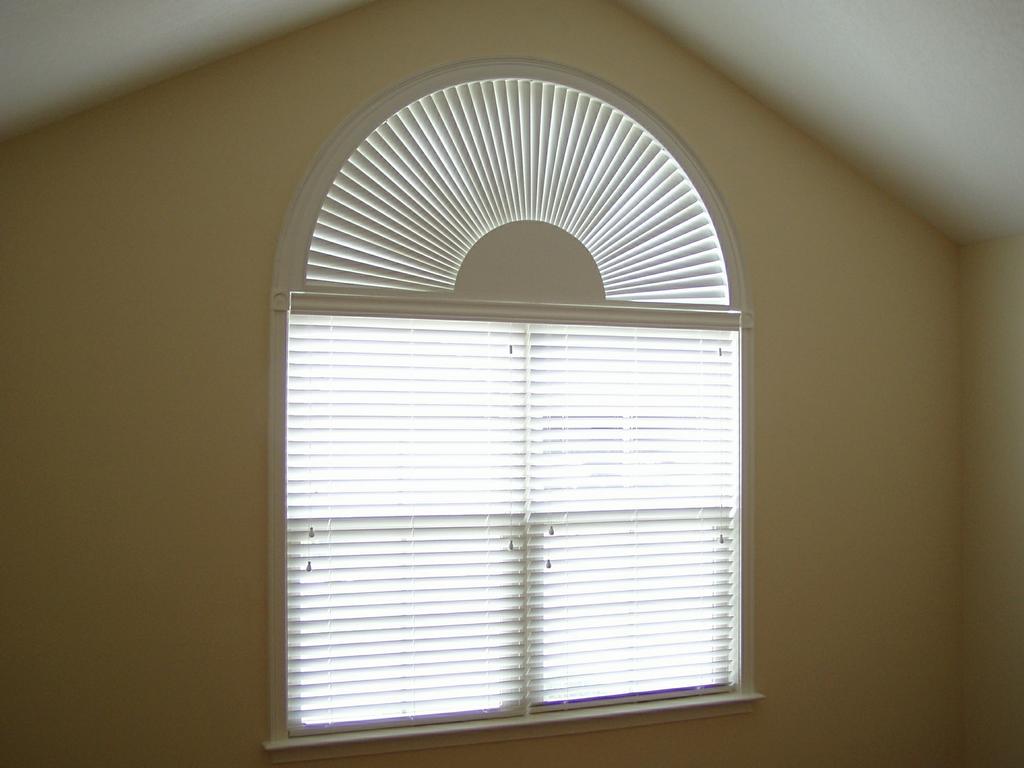 2QUOT; FAUX HORIZONTAL ARCHED BLINDS : FAUX WOOD BLINDS ::BLINDFACTORY.COM