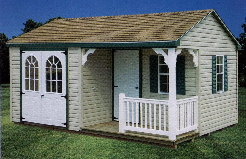 Storage Shed with Porch