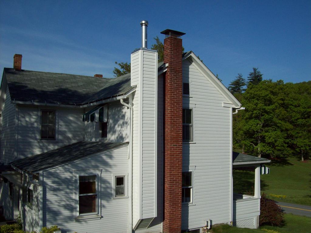 Custom built chimney chase from Juniata Chimney Sweeps in Everett, PA 15537