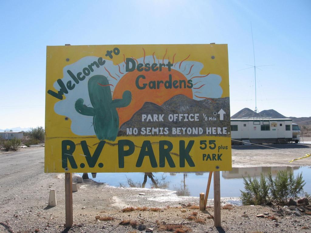 Desert Gardens Rv Park Garden Idea