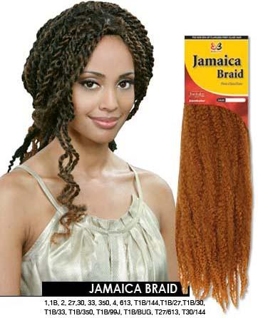 Jamaican Crochet Braids with Marley Hair Twist