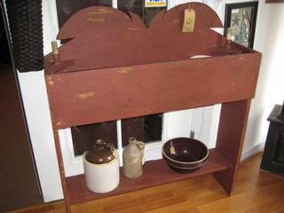 Yankee Colonial Sideboard with Crock Shelf by Yesteryears Leicester 01524 