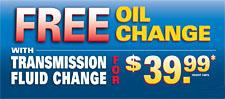Free_OilCh provided by Cottman Transmission Centers Jacksonville 32247 