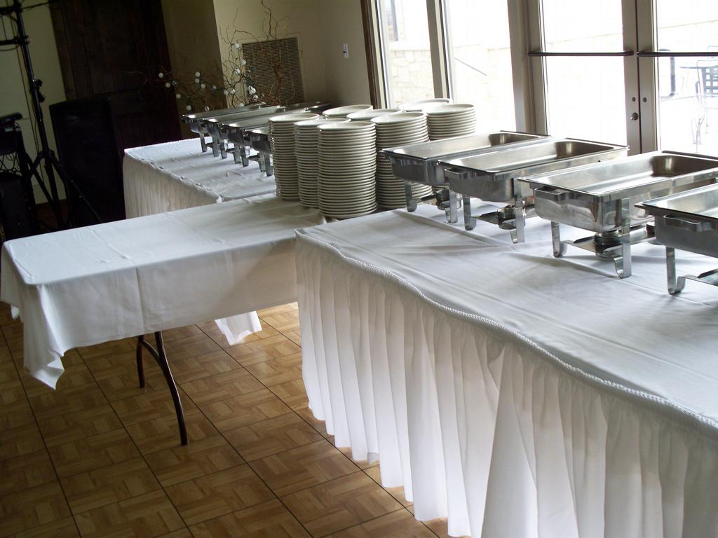 Standard Buffet line (double) setup for 200 or more. from Market Place Grille in Inwood, IA 51240