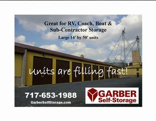 Garber Inside RV Storage - Mount Joy, PA