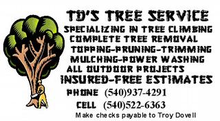 T D's Tree Svc - Jeffersonton, VA