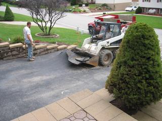 Before Pic-Asphalt Driveway by BORRASSO LANDSCAPING  *1977* ~ Maria A. Borrasso, Owner         Pittsburgh 15239 
