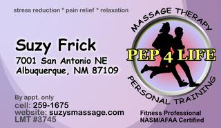  by Massage Therapy *Pep-4-Life* Albuquerque 87109 