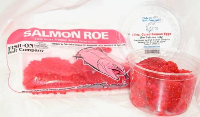 fresh salmon roe bait for sale