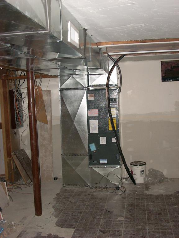 Goodman Air Handler & Ductwork.JPG from Doug Woodward Heating, Inc. in