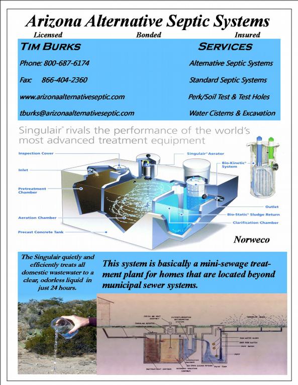 Arizona Alternative Septic Systems Flagstaff AZ 86004 8006876174