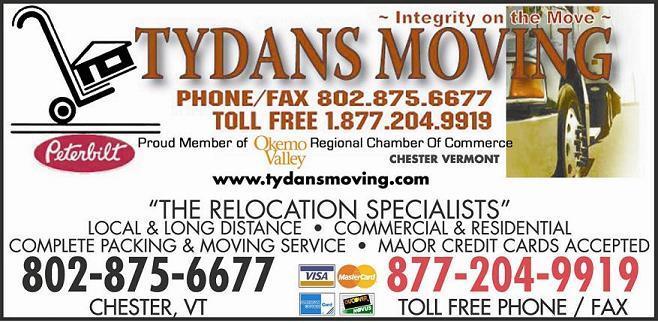 Call TYDANS Moving Company for all ...