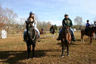 2010 Fall Fun Show - Jessica & Taylor.jpg by Cedar Ridge Farm - Children's Horseback Riding Lessons Greenville 47124 