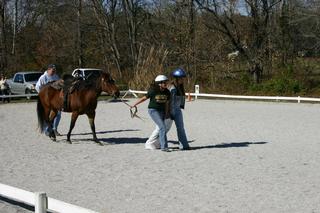 2010 Fall Fun Show - Sack Race!.jpg by Cedar Ridge Farm - Children's Horseback Riding Lessons Greenville 47124 