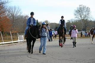 Fall Fun Show parade of horses.jpg by Cedar Ridge Farm - Children's Horseback Riding Lessons Greenville 47124 
