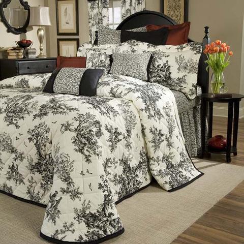 Full Bedspreads on Jacqueline Toile Bedspread Sqvm Full Jpeg