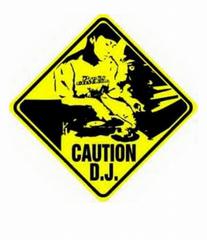 free caution dj stickers