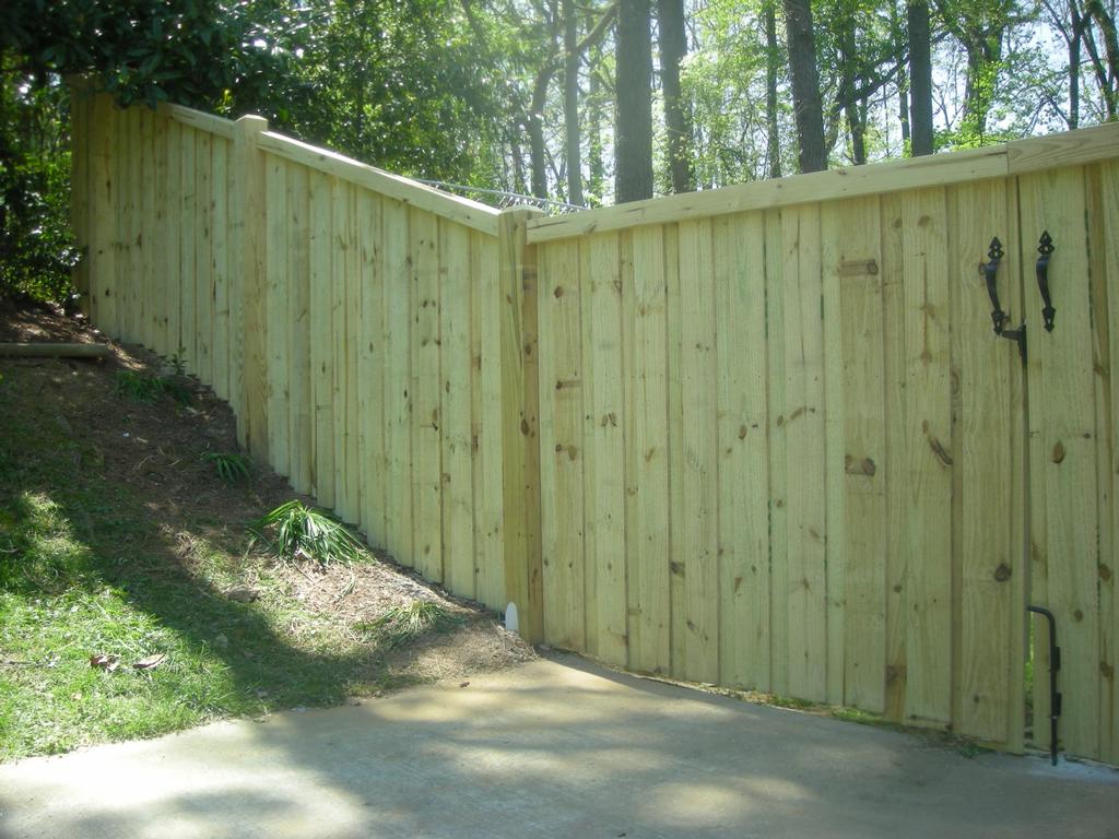 Wood Privacy Fence