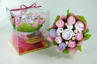 New baby flower bouquet of clothes