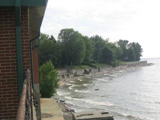LESTC's walkable beach on the Lake Erie shoreline.  by Lake Erie Seaway Trail Center Hamburg 14075 