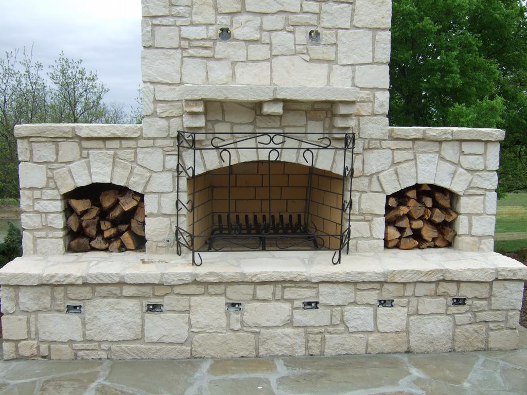 Austin Stone Fireplace 6 From Rock Solid Materials LLC In