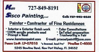 Ken Sisco Painting Llc - New Port Richey, FL