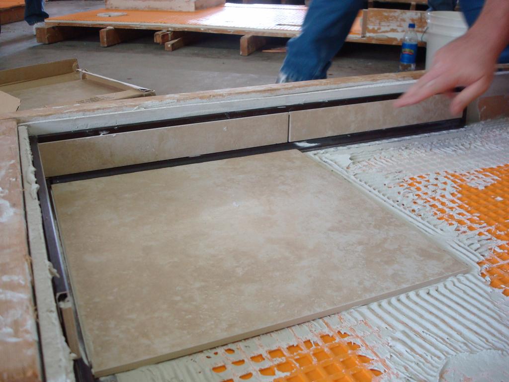 schluter systems edge profiles installation from modern schluter systems edge profiles installation from modern