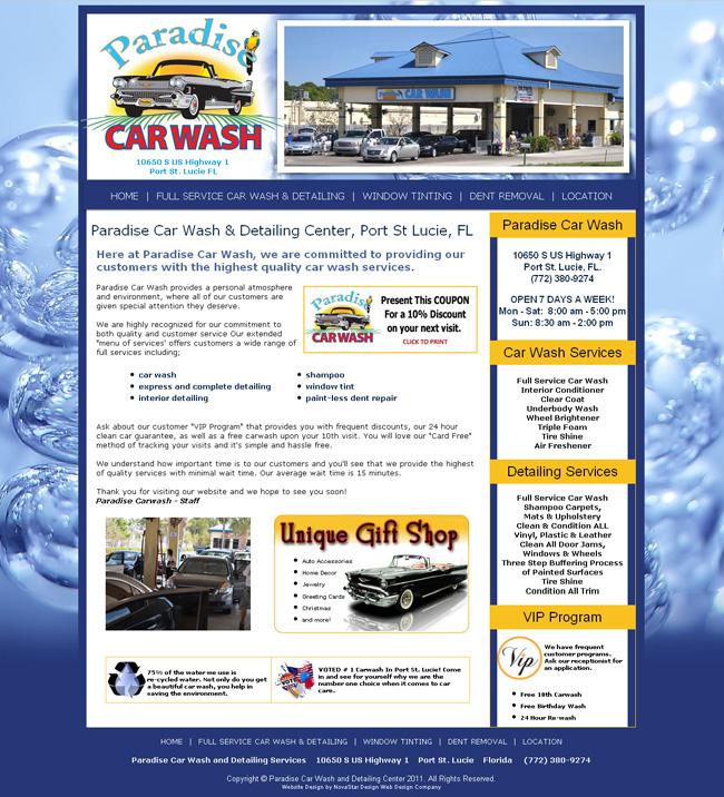 Paradise car wash coupons