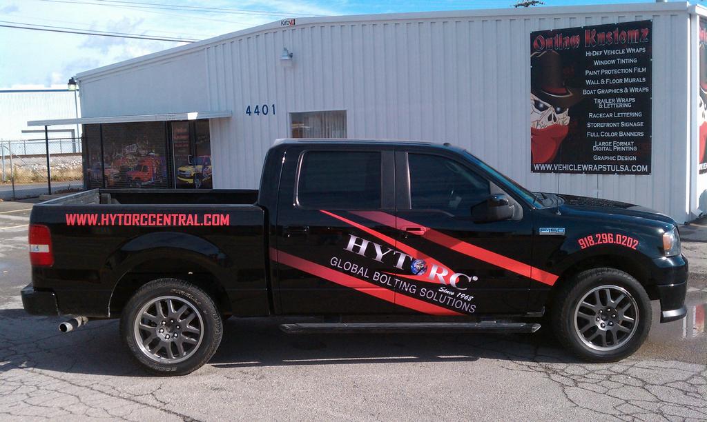 Hytorc Side from Outlaw Kustomz Tint, Film, and Wraps in Tulsa, OK 74145