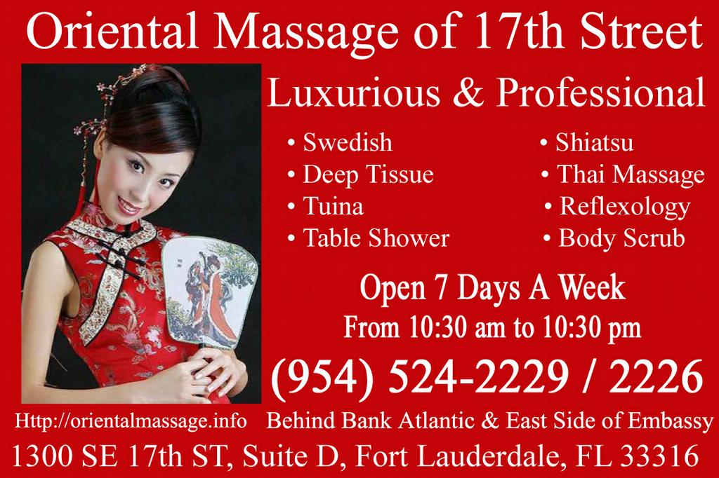 Oriental Massage of 17th Street Fort Lauderdale FL 33316