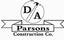D A Parsons Construction Co.