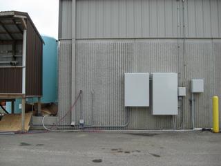 New Fiberglass Enclosures provided by Van Berkum Electric Pella 50219 