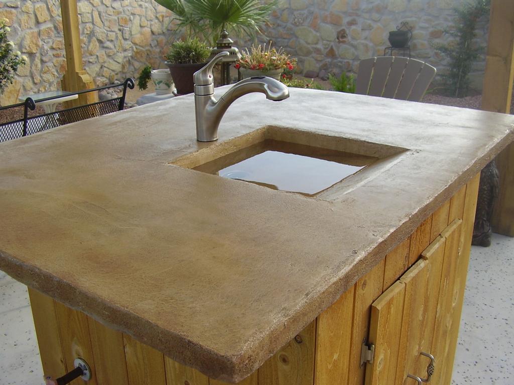 Outdoor sink from Southwest Granicrete in Las Cruces, NM 88011