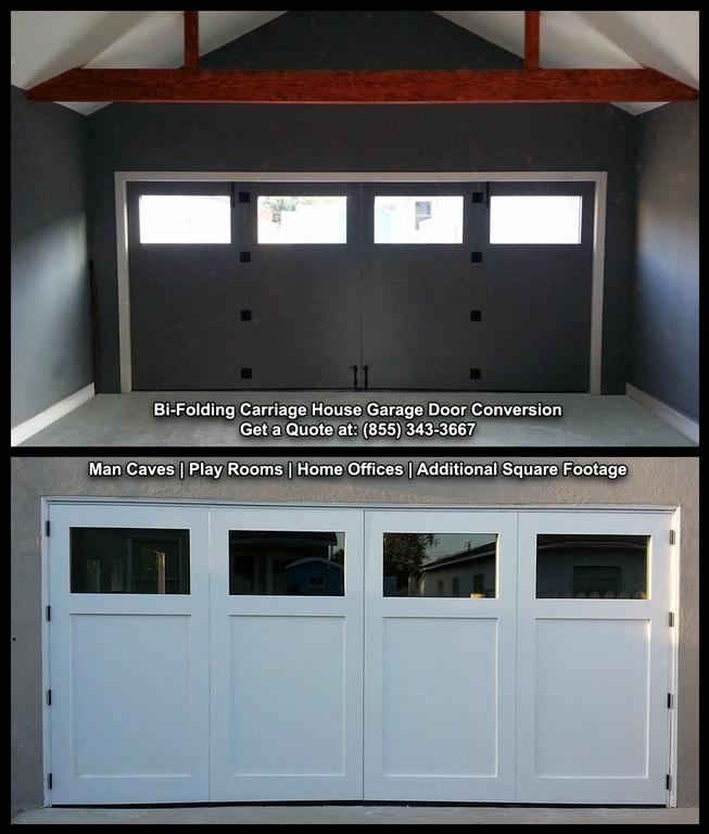 BiFolding Carriage Style Garage Doors. Custom designed & handcrafted garage doors. Garage Door