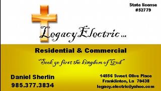 Legacy Electric LLC - Franklinton, LA