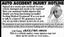 Auto Accident and Personal Injury Hotline 24hrs