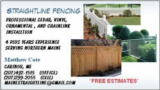 Straight Line Fencing - Caribou, ME