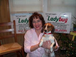 Sandy & Daisey.JPG provided by Ladybug Pest Management Inc Delmar 19940 