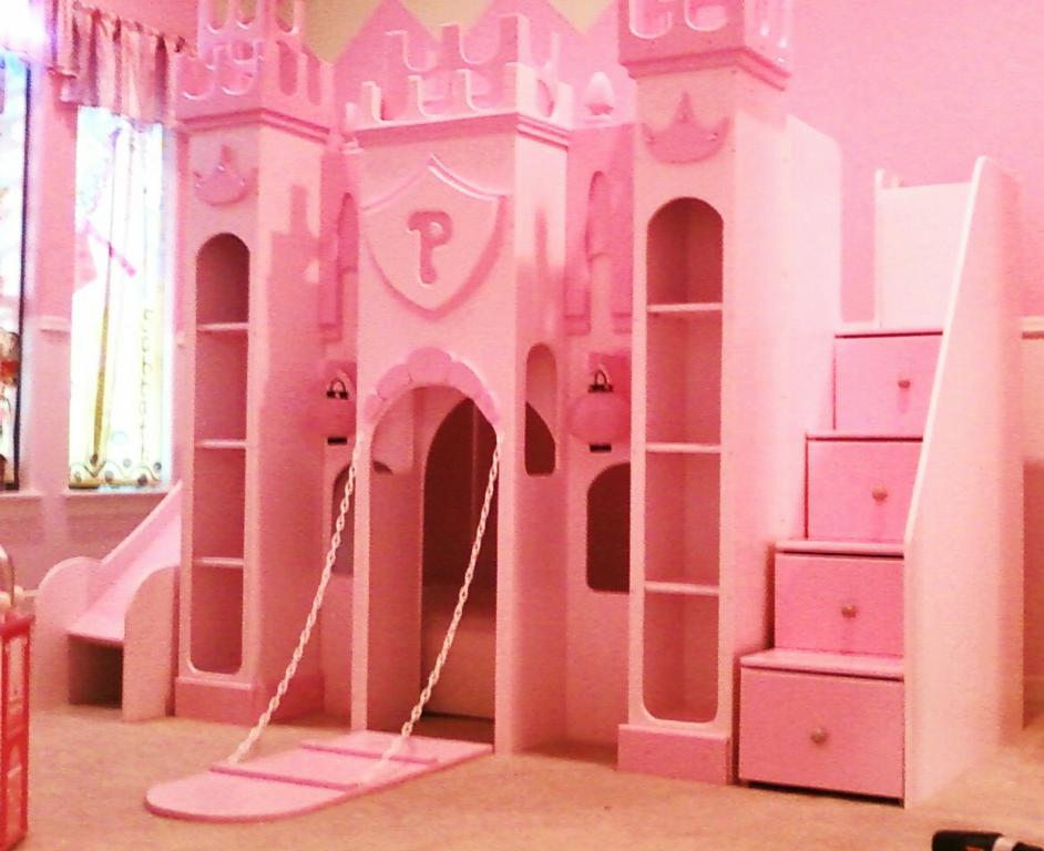 Girls Princess Castle Bed