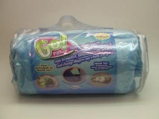 Packaged-Blue GoPillow! by Simply Necessary, Incorporated Lakeland 33810 