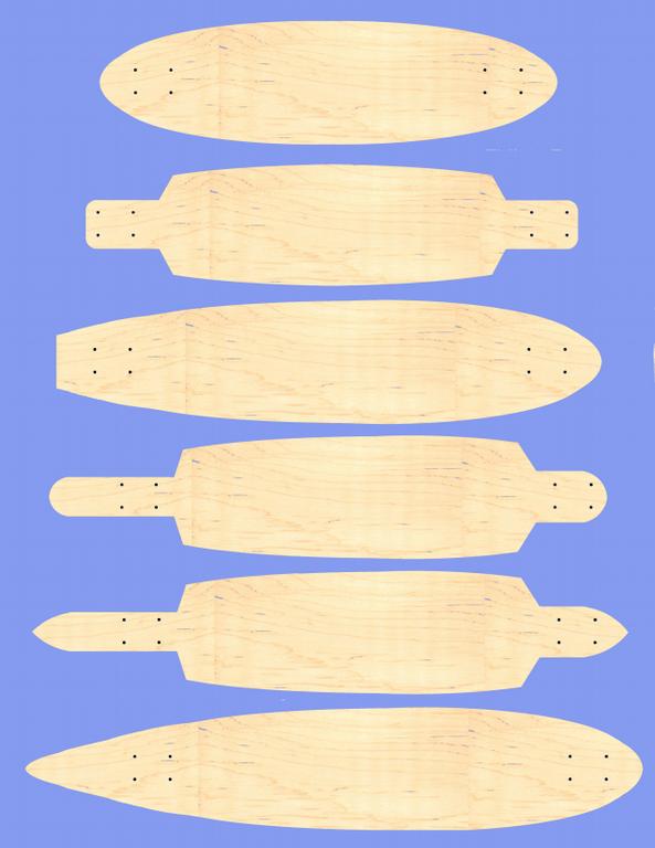 new board shapes from LONGBOARDS 4 LESS in Saint Petersburg, FL 33706