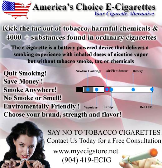 Who sells e-cigs in jax fl