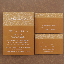 Provided by SIMPLY BEAUTIFUL STATIONERY, Baton Rouge 