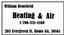 William Benefield Heating and Air