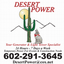 Provided by Desert Power LLC, Glendale 