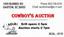 Cowboys Auction