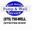 Provided by Blue Water Pump & Well Service, Brazoria 