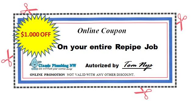 Plumbing coupons seattle