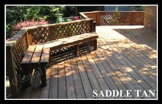 Oklahoma City Saddle Tan Deck Stain 04.jpg provided by Central Oklahoma Fence Staining Yukon 73099 